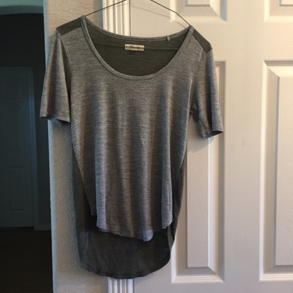Madewell 100% Viscose short sleeve top XS